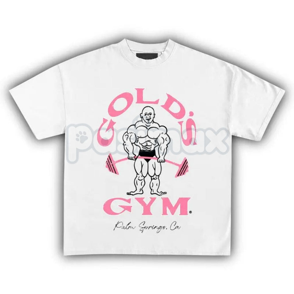 Vintage 90s Gold’s Gym Palm Springs T-Shirt - Gold's Gym California Graphic Tee, Old School Bodybuilding Unisex Shirt, Retro Palm Springs Muscle Fitness Apparel