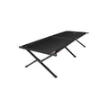 TETON Sports Camping Cot with Patented Pivot Arm - Folding Camping Cot for Car & Tent Camping - Durable Canvas Sleeping Cot - Portable Camping Accessory - 75.5" x 25" - Adventurer